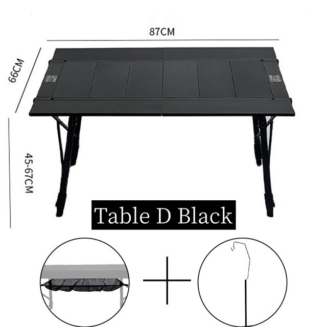 Mesa IGT plegable de 3 unidades, mesa de Camping de aleación de aluminio Igt, mesa de Camping Extensible para exteriores, barbacoa, Picnic, mesa Igt, accesorios