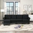 thumbnail image 2 of Mefine Modern Modular sectional sofa,Upholstered Couch, 2 of 9