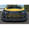 thumbnail image 3 of Replacement For 2016-2018 Chevrolet Camaro | ZL1 Style Polyurethane - Primed Black Replacement Full Conversion Front Bumper Front Upper Lower Grille Lip Body Kit With Front DRL Fog Light, 3 of 12