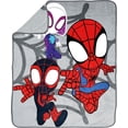 thumbnail image 2 of Marvel Spidey & Ses Amis Incroyables Couverture Moelleuse 130 X 150Cm, 2 of 6