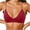 Watermelon Red bra for women, variant on ATOYSOY Wireless Seamless Bralette For Women Super Thin Adjustable Strap Plain Solid V Shape Cup V Neck Thin Minimal Soft Support Bra No Underwire Solid Color Sleep Daily Wear