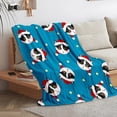 thumbnail image 4 of ¡Oferta por Tiempo Limitado!, Manta estampada de franela navideña, nueva manta para la siesta en la oficina, manta polar, manta para las piernas, manta cálida para el sofá, 75 x 100 cm Akmoler, 4 of 9