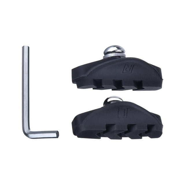 Pastillas de freno de bicicleta tipo V, juego de zapatas de freno, accesorios de bicicleta de alta resistencia con 1 par