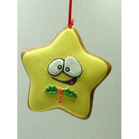 Star Frosted Yellow Cute Sugar Cookie Baker Holly Christmas Tree Ornament A By On Holiday Ship Star Frosted Yellow Cute Sugar Cookie Baker Holly Christmas Tree Ornament A By On Holiday Ship