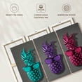 thumbnail image 6 of Elephant Stock Three Trendy Pineapples Wall Art - Horizontal Multi Panel Canvas - Living Room Wall Decor - Humor Multi Panel - Turquoise And Gray Decor - 50" x 32", 6 of 8