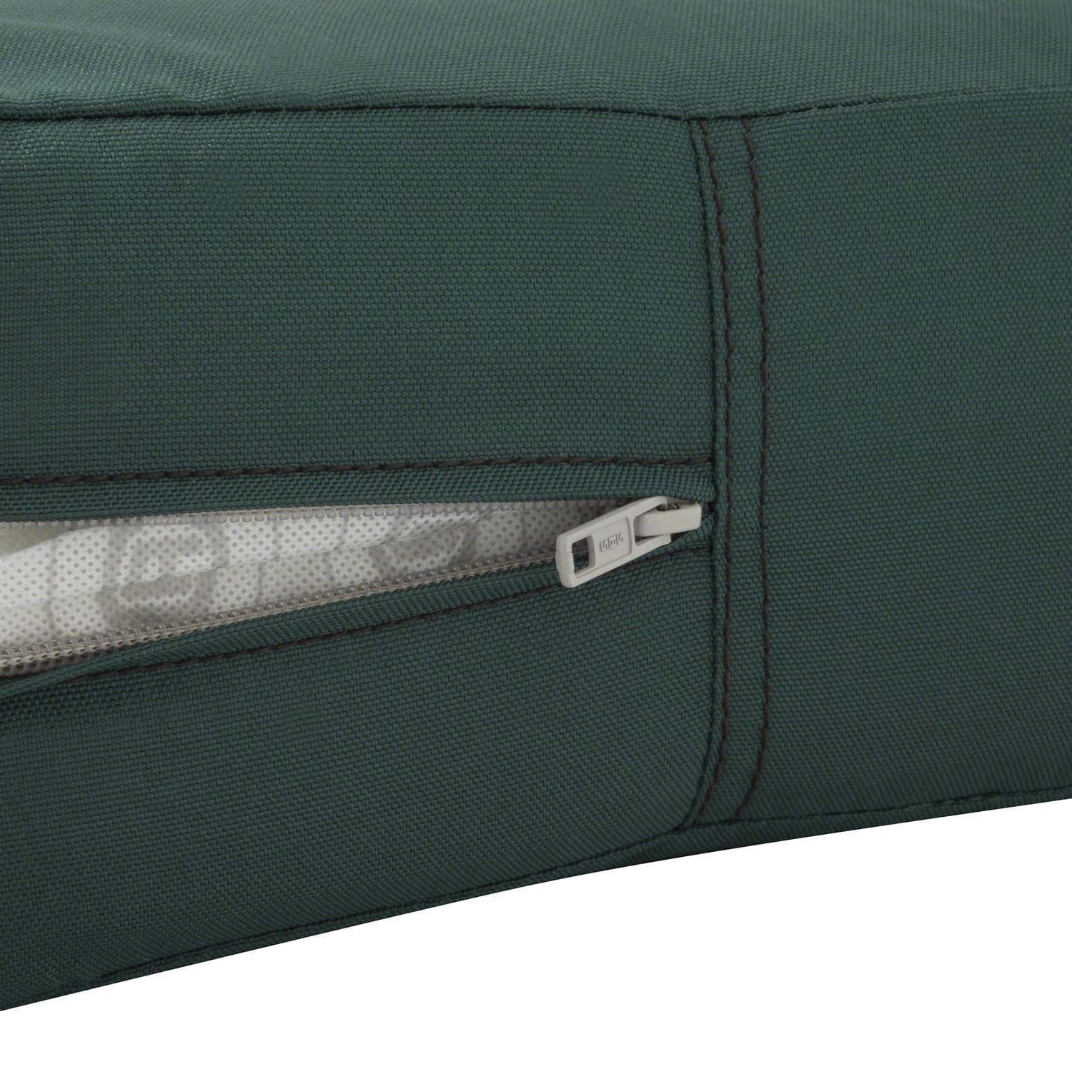 Classic Accessories Ravenna Water-Resistant Patio Lounge Chair/Loveseat Back Cushion, 21 x 20 x 4 Inch, Mallard Green