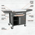 thumbnail image 6 of Blackstone ProSeries 28" Serve and Store Prep Grill Cart with Cabinet in Black, 6 of 16