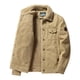 thumbnail image 2 of Ropa para hombre 2023, ropa de algodón para hombre, abrigo de algodón cálido con solapa de invierno grueso y polar, abrigo de ocio para jóvenes, chaqueta de pana, 2 of 4