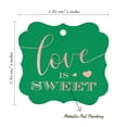 thumbnail image 7 of Inkdotpot Love Is Sweet Wedding Bottle Tag Real Rose Gold Foil Favor Bracket Shape Hang Tags Pack Of 50, 7 of 7