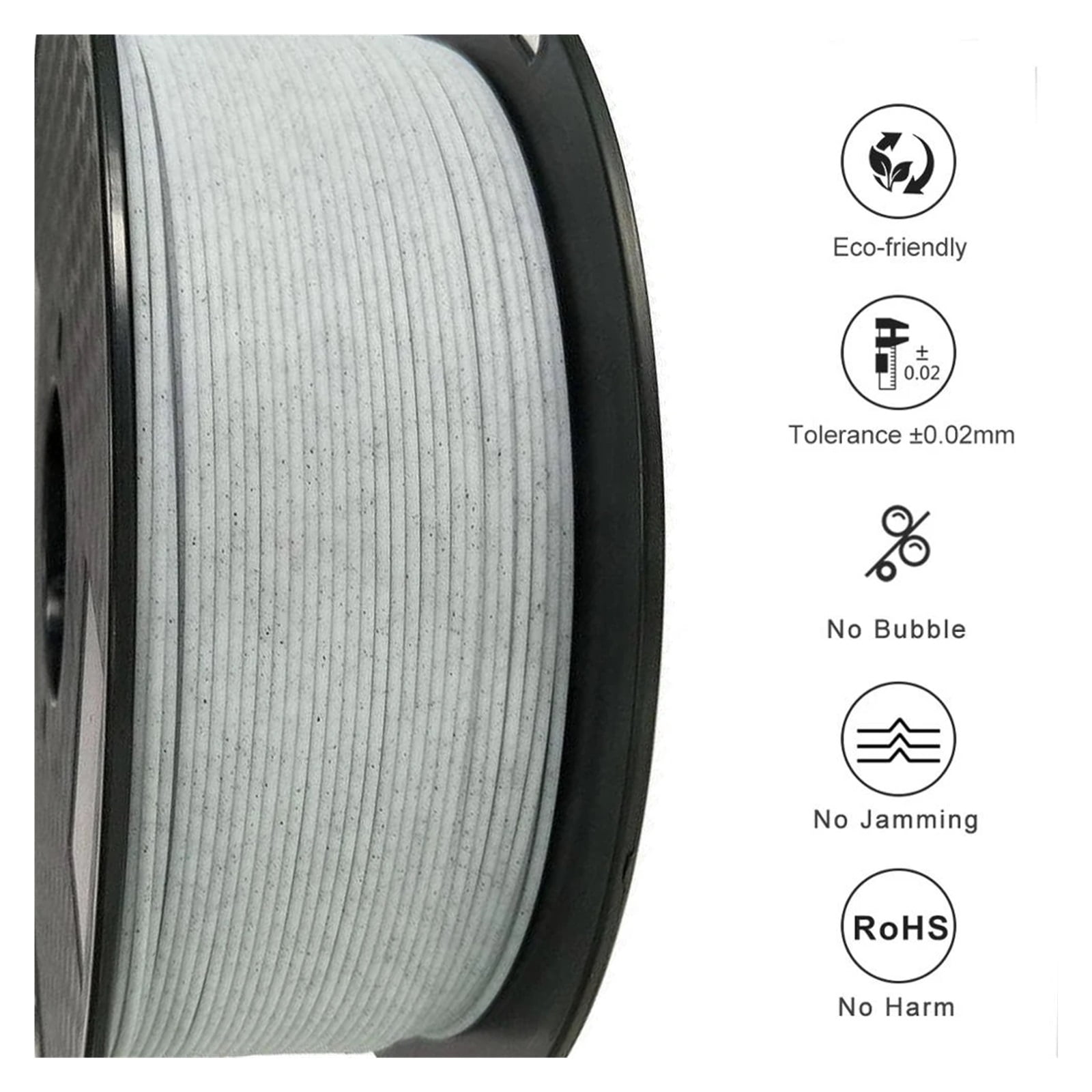 3D Printer PETG Marble Filament, 1.75mm 3D Printing Filament Stone Like Material 1kg/500g/250g 3d Printing Supplies Safety ,Smooth and Stable