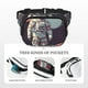 thumbnail image 5 of Easygdp Astronaut With American Flag Fanny Packs para Mujeres y Hombres, Bolsa de Cinturón, Bolsos de Cruz para Trabajo/Correr/Senderismo, 5 of 9
