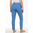 thumbnail image 3 of Roaman's Women's Plus Size Petite Plus Size Easy-Wear Straight Leg Jean, 3 of 5