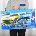 thumbnail image 5 of Juego de juguetes, pista de carreras, coche eléctrico de doble control remoto, circuito de autorama interactivo, coche de juguete navideño para niños, 5 of 5