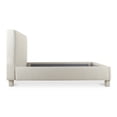 thumbnail image 4 of Moe's Home Collection Ichigo Fabric King Bed in Light Gray, 4 of 7