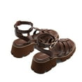 thumbnail image 3 of Dream Pairs Women's Platform Buckle Chunky Heel, 3 of 7
