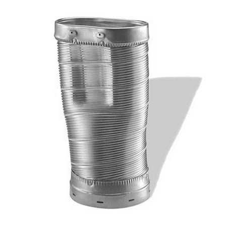 

6 x 14 DuraLiner Round-to-Oval Flex Chimney Relining Pipe - 6DLR-14ROF