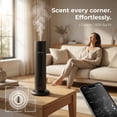 thumbnail image 4 of Scentia Max Black Wireless Waterless Hotel Scent Diffuser | Includes Discovery kit 20ml | App Controlled, Cordless | Home, Office, Spa, Aromatherapy | Covers 1500 Sq Ft | 72 Hrs in 1 Charging, 4 of 8