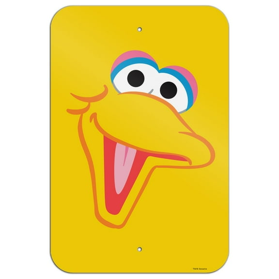 Sesame Street Big Bird Face Home Business Office Sign