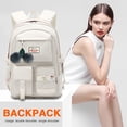thumbnail image 4 of Nylon College Middle High School Mochila Mochila escolar de gran capacidad Mochila, 4 of 6