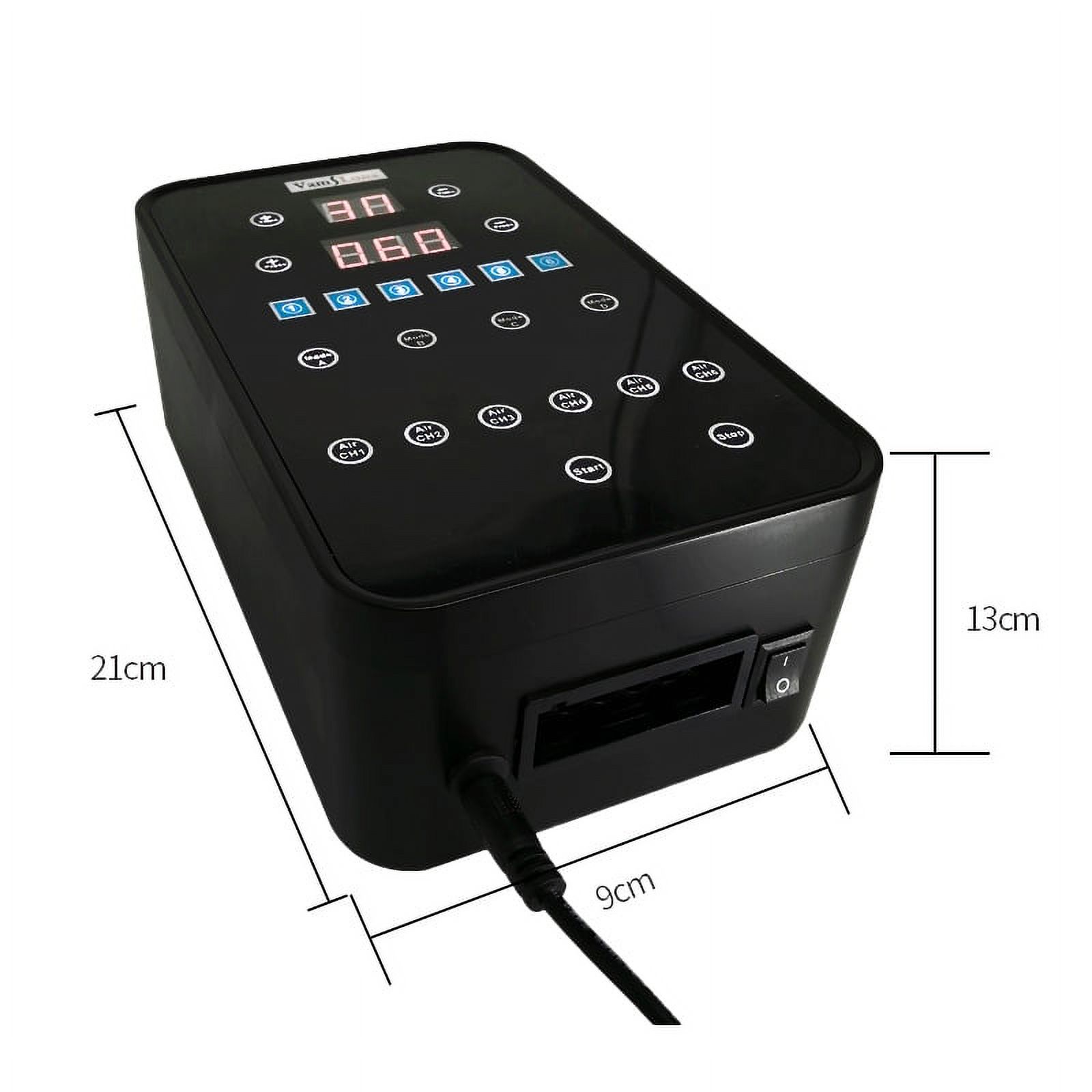 Presoterapia Air Compression Leg Massager Wraps 6 Chambers With LCD For Foot Calf Massage Recovery Therapy Blood Circulation