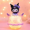 thumbnail image 4 of Sanrio melodía Kuromi Cinnamoroll Pompom Purin Pochacco Anime Muñeca Luz de noche Creativa Genial Conejo Planeta Luz Regalo de dibujos animados, 4 of 5
