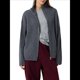 thumbnail image 1 of Chaqueta de Punto para Mujer, Estilo Clásico, Informal, con Cuello Alto, Cremallera y , de Color Liso. Gris Oscuro Talla Única, 1 of 10