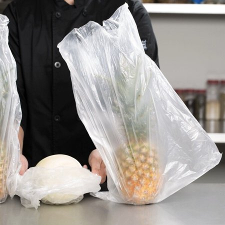 170 Bags/Roll Plastic Produce Clear Bag For Kitchen Food Fruit Storage 18”x24”