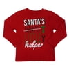 Infant Boys Red Santa's Little Helper Long Sleeve T-Shirt 18m
