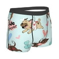 thumbnail image 3 of Disketp Cute Pug Dogs Men'S Boxer Briefs,Soft And Breathable Cotton Underwear With Comfortflex Waistband, 3 of 8