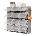 thumbnail image 1 of Space-Saving 8-Tier Shoe Organizer – Modular Sturdy Plastic Storage Rack for Entryway, Hallway, Closet, Bedroom – Shoe Cabinet, 1 of 8