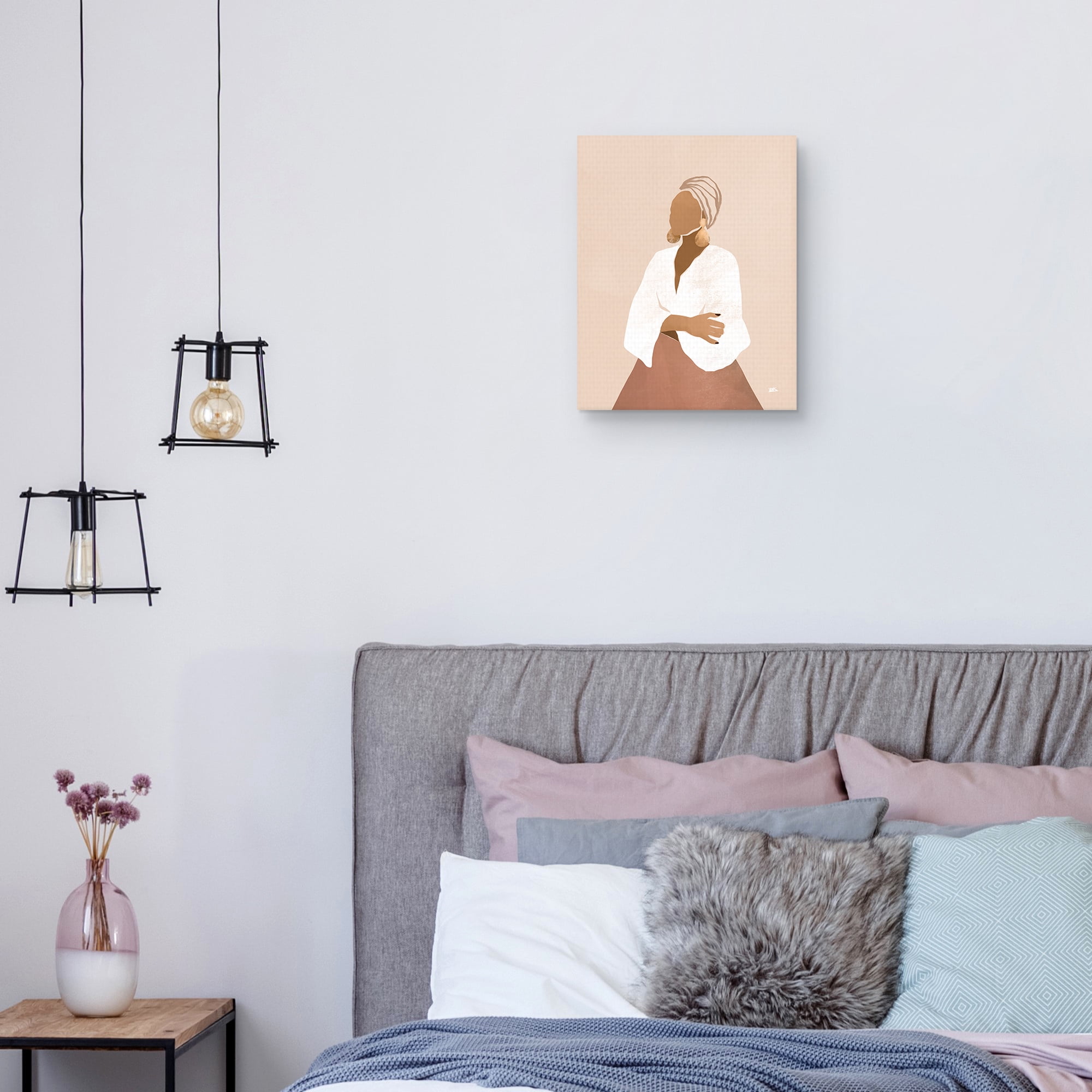 Celia (pink) by Bria Nicole Canvas Art Print