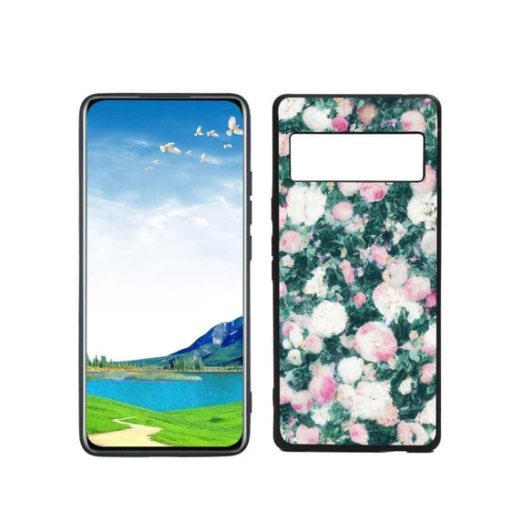 Floral-316 Phone Case, Degined for Google Pixel 6 Pro(2021) Case Men Women, Flexible Silicone Shockproof Case for Google Pixel 6 Pro(2021)