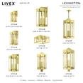 thumbnail image 2 of 27720-04-Livex Lighting-Lexington - 4 Light Outdoor Pendant Lantern in Art Deco Style - 12.63 Inches wide by 29.88 Inches high-Black Finish, 2 of 7