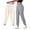 Light Gray, variant on Trendy Womens Fleece Lined Sweatpants Elastic Waisted Drawstring Winter Baggy Lounge Travel Pants Fashion Outfits Joggers Clothes