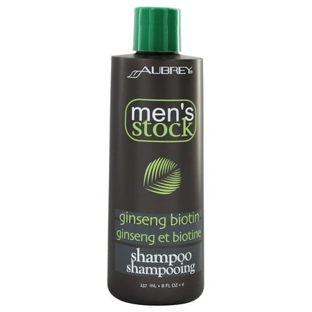 Aubrey Organics - Men's Stock Ginseng Biotin Shampoo - 8 (Best Organic Shampoo For Frizzy Hair)