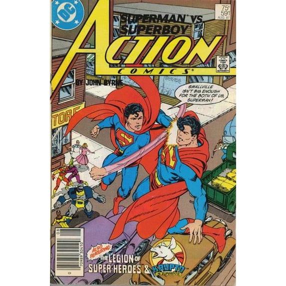 Action Comics #591 (Newsstand) VF ; DC Comic Book