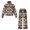 Aztec Leopard Geo Pattern, variant on CHAQLIN Double Sided Cloth Womens Lounge Sets 2 Piece Outfits for Shopping Indoor Weekend, Elastic Cuff Soft Women's Casual Outfit, Dachshund Heart Print