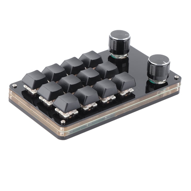 Red Switch Custom Knob Macro Keyboard Ergonomic USB Mini Keypad for Desktop PC Office Work