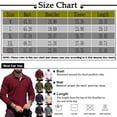 thumbnail image 2 of Huresd Men's Long Sleeve Polo Shirts Casual Solid Color Slim Fit Fashion Cotton Shirt White XL, 2 of 6