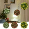 thumbnail image 2 of NSESSHome Artificial Plant Topiary Ball Faux Boxwood Decorative Balls for Backyard, Balcony,Garden, Wedding and Home Decor - Realistic Design, Easy Install, Long-Lasting Beauty, 2 of 5