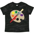 thumbnail image 3 of Inktastic Artist Palette and Brush Boys or Girls Toddler T-Shirt, 3 of 5