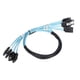 thumbnail image 3 of SATA Cables 7 Pin Fast Speed 6Gbps Mini Easy Use 4 Wires High Speed SATA Cable Set for Computer, 3 of 5