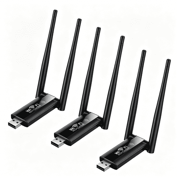 GJX 2/3 Pack Wireless Wifi Signal Amplifier, Usb-Powered Portable Wifi Booster Repeater for Computers, Office & Indoor Use, Single Band 2.4Ghz