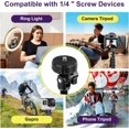 thumbnail image 4 of Extendable 62" Selfie Stick Tripod with Bluetooth Remote for Smartphones, Durable Lightweight Aluminum Construction, 4 of 7
