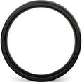thumbnail image 3 of Stainless Steel 5mm Black Ip-Plated Polished Flat Band (Size 6.5) Made In China sr325-6.5, 3 of 6