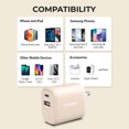 thumbnail image 6 of Velvet USB C Wall Charger Block 20W PD, Liquipel Powertek Type C Fast Charging Cube, Phone Wall Power Adapter with Foldable Plug, Compatible with iPhone, iPad, iWatch, Galaxy, Android, Pixel, Tablet, 6 of 7