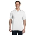 thumbnail image 1 of Hanes 054P Jersey Pocket Polo Shirt - White - 4X-Large, 1 of 2