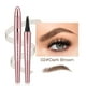 thumbnail image 1 of Lápices de cejas para mujer, Lápiz de cejas, Maquillaje Lápiz de cejas de cuatro puntas en oro rosa Lápiz de cejas líquido resistente al agua y que no se corre Lápiz de cejas de cuatro puntas en agua, 1 of 3