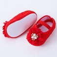 thumbnail image 4 of Coduop Baby Girl Princess Mary Jane Shoes Wedding Dress Flat Shoes with Free Headband, 4 of 6