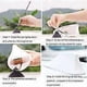 thumbnail image 2 of Shark antenna (white) 1 piece, shark fin antenna, universal FM/AM radio reception antenna, self-adhesive and waterproof., 2 of 4
